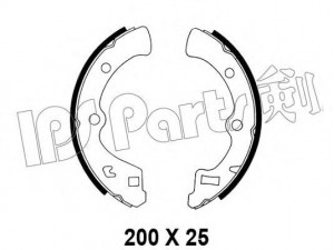 IPS Parts IBL-4406 stabdžių trinkelė 
 Stabdžių sistema -> Būgninis stabdys -> Stabdžių įdėklas/ trinkelė
42152-692-601, 42152-SA2-002, 42152-SA2-012