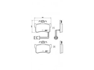 BREMBO P 28 015 stabdžių trinkelių rinkinys, diskinis stabdys 
 Techninės priežiūros dalys -> Papildomas remontas
43022SG9V00, GBP90302