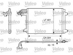 VALEO 817777 kondensatorius, oro kondicionierius 
 Oro kondicionavimas -> Kondensatorius
1K0820411D, 1K0820411F, 1K0820411G