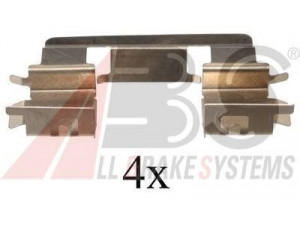 A.B.S. 1294Q priedų komplektas, diskinių stabdžių trinkelės 
 Stabdžių sistema -> Diskinis stabdys -> Stabdžių dalys/priedai
0441294000