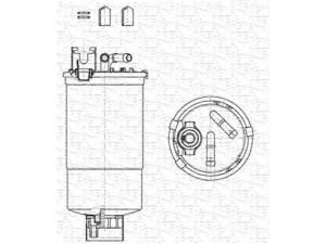 MAGNETI MARELLI 213908561000 kuro filtras 
 Techninės priežiūros dalys -> Papildomas remontas
6Q0-127-400A, 6Q0-127-401B