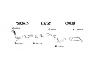 VENEPORTE 800175 išmetimo sistema 
 Išmetimo sistema -> Išmetimo sistema, visa
