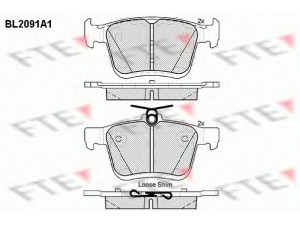 FTE BL2091A1 stabdžių trinkelių rinkinys, diskinis stabdys 
 Techninės priežiūros dalys -> Papildomas remontas
5Q0 698 451 C, 8V0 698 451, 5Q0 698 451 C