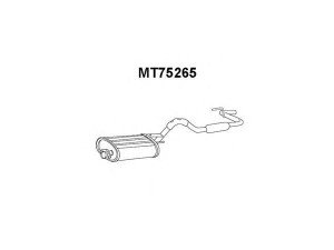 VENEPORTE MT75265 galinis duslintuvas 
 Išmetimo sistema -> Duslintuvas
MR127383