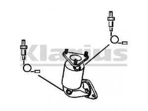 KLARIUS 322205 katalizatoriaus keitiklis 
 Išmetimo sistema -> Katalizatoriaus keitiklis
6Q0254200EX, 6Q0254200EX, 6Q0254200EX