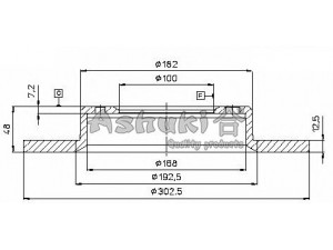 ASHUKI T602-93 stabdžių diskas 
 Dviratė transporto priemonės -> Stabdžių sistema -> Stabdžių diskai / priedai
0 986 478 304/BOSCH, 08.4504.20/BREMBO