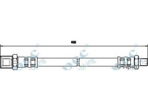 APEC braking HOS3390 stabdžių žarnelė 
 Stabdžių sistema -> Stabdžių žarnelės
1071939, 97BG2282BC