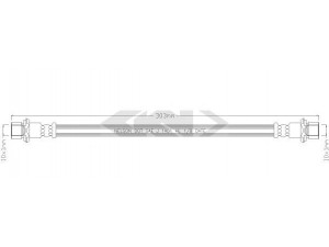 SPIDAN 338632 stabdžių žarnelė 
 Stabdžių sistema -> Stabdžių žarnelės
9008094A67
