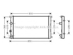 AVA QUALITY COOLING RTA2276 radiatorius, variklio aušinimas 
 Aušinimo sistema -> Radiatorius/alyvos aušintuvas -> Radiatorius/dalys
7701049664, 4403216, 7701049664