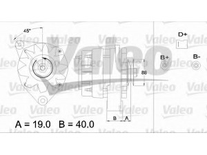 VALEO 436373 kintamosios srovės generatorius