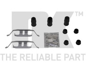 NK 79151850 priedų komplektas, diskinių stabdžių trinkelės 
 Stabdžių sistema -> Diskinis stabdys -> Stabdžių dalys/priedai