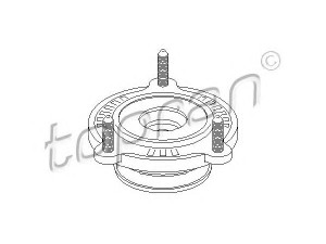 TOPRAN 722 654 pakabos statramsčio atraminis guolis 
 Ašies montavimas/vairavimo mechanizmas/ratai -> Montavimas, pakabos statramstis
5038 E5