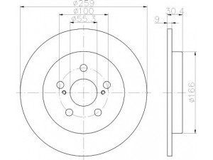 HELLA 8DD 355 116-901 stabdžių diskas 
 Stabdžių sistema -> Diskinis stabdys -> Stabdžių diskas
4243112310, 4243112310