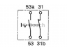 BOSCH 0 340 003 003 valytuvo jungiklis 
 Priekinio stiklo valymo sistema -> Jungiklis/relė
040 002 079 0, 7 312 010 000, 01262863