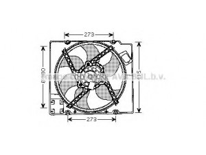AVA QUALITY COOLING RT7525 ventiliatorius, radiatoriaus 
 Aušinimo sistema -> Oro aušinimas
7701040718, 7701042683, 7701044184