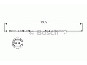BOSCH 1 987 473 521 įspėjimo kontaktas, stabdžių trinkelių susidėvėjimas 
 Stabdžių sistema -> Susidėvėjimo indikatorius, stabdžių trinkelės
34 35 6 792 569