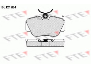 FTE BL1219B4 stabdžių trinkelių rinkinys, diskinis stabdys 
 Techninės priežiūros dalys -> Papildomas remontas
000 420 89 20, 000 420 91 20, 000 429 91 20