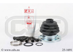 CDX 25-1691 gofruotoji membrana, kardaninis velenas 
 Ratų pavara -> Gofruotoji membrana