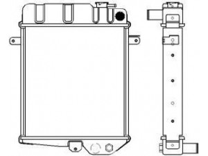 SAKURA  Automotive 1471-0201 radiatorius, variklio aušinimas