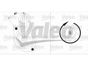 VALEO 436046 starteris 
 Elektros įranga -> Starterio sistema -> Starteris
073911023, 073911023A, 073911023AX