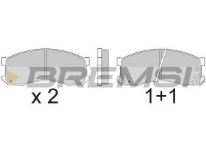 BREMSI BP2504 stabdžių trinkelių rinkinys, diskinis stabdys 
 Techninės priežiūros dalys -> Papildomas remontas
G2253328Z, GJ213328Z, GJ213328ZA