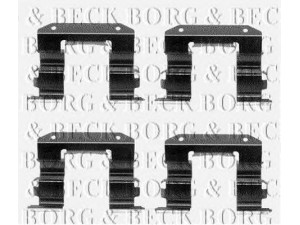 BORG & BECK BBK1062 priedų komplektas, diskinių stabdžių trinkelės 
 Stabdžių sistema -> Diskinis stabdys -> Stabdžių dalys/priedai