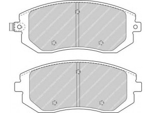 FERODO FDB1639 stabdžių trinkelių rinkinys, diskinis stabdys 
 Techninės priežiūros dalys -> Papildomas remontas
26296AE160, 26296AG020, 26296AG040