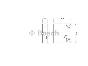 BOSCH 0 986 464 671 stabdžių trinkelių rinkinys, diskinis stabdys 
 Techninės priežiūros dalys -> Papildomas remontas