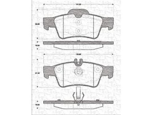 MAGNETI MARELLI 363702161281 stabdžių trinkelių rinkinys, diskinis stabdys 
 Techninės priežiūros dalys -> Papildomas remontas
0034205120, 34205120, 7H0698151