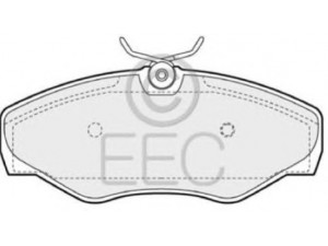 EEC BRP1202 stabdžių trinkelių rinkinys, diskinis stabdys 
 Techninės priežiūros dalys -> Papildomas remontas
4106000QAE, 4414021, 4414519, 9199257