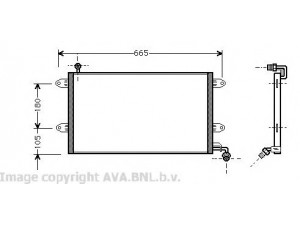 AVA QUALITY COOLING VW5137 kondensatorius, oro kondicionierius 
 Oro kondicionavimas -> Kondensatorius
1H0820413