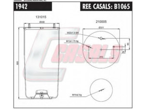 CASALS B1065 dėklas, pneumatinė pakaba
0542940050