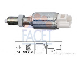 FACET 7.1259 jungiklis, sankabos valdiklis 
 Komforto sistemos -> Važiavimo režimo programinis reguliatorius
88280-14030