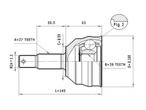 STATIM C.110 jungčių komplektas, kardaninis velenas 
 Ratų pavara -> Sujungimai/komplektas