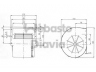 WEBASTO 62054117A elektrovariklis, vidinis pūtiklis