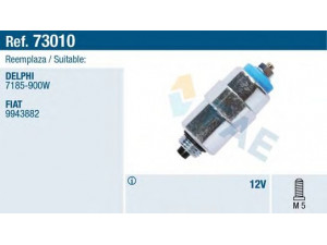 FAE 73010 degalų nutraukimas, įpurškimo sistema 
 Kuro mišinio formavimas -> Mišinio sudarymas -> Mechaninis atjungimas
9943882
