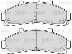 VALEO 598906 stabdžių trinkelių rinkinys, diskinis stabdys 
 Techninės priežiūros dalys -> Papildomas remontas
3886184