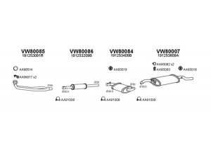 VENEPORTE 800034 išmetimo sistema 
 Išmetimo sistema -> Išmetimo sistema, visa