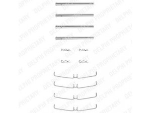 DELPHI LX0030 priedų komplektas, diskinių stabdžių trinkelės 
 Stabdžių sistema -> Diskinis stabdys -> Stabdžių dalys/priedai