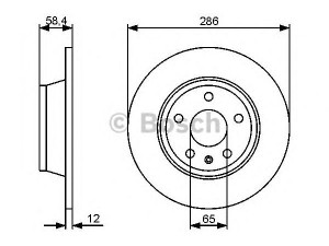 BOSCH 0 986 479 465 stabdžių diskas 
 Dviratė transporto priemonės -> Stabdžių sistema -> Stabdžių diskai / priedai
8J0 615 601, 8J0 615 601