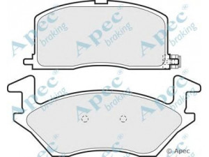 APEC braking PAD720 stabdžių trinkelių rinkinys, diskinis stabdys 
 Techninės priežiūros dalys -> Papildomas remontas
0046510070, 0446510020, 0446510070