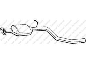 BOSAL 099-674 katalizatoriaus keitiklis 
 Išmetimo sistema -> Katalizatoriaus keitiklis
60.25.103.039, 60.25.105.863
