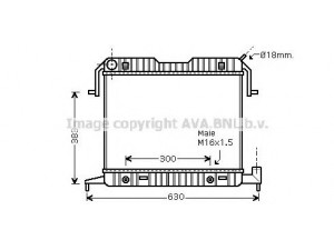 AVA QUALITY COOLING OL2086 radiatorius, variklio aušinimas 
 Aušinimo sistema -> Radiatorius/alyvos aušintuvas -> Radiatorius/dalys
03093049, 1300009, 1300011, 1300131