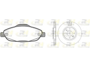 ROADHOUSE 81323.00 stabdžių rinkinys, diskiniai stabdžiai 
 Stabdžių sistema -> Diskinis stabdys -> Stabdžių remonto rinkinys