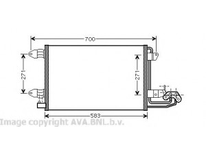 AVA QUALITY COOLING VW5209 kondensatorius, oro kondicionierius