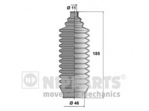 NIPPARTS N2845004 gofruotoji membrana, vairavimas 
 Vairavimas -> Gofruotoji membrana/sandarinimai
MB350581, MB501711, MR369122