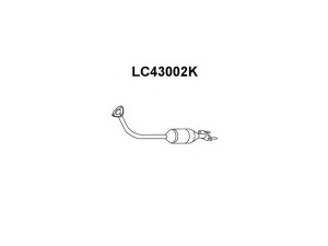 VENEPORTE LC43002K katalizatoriaus keitiklis 
 Išmetimo sistema -> Katalizatoriaus keitiklis
7799115