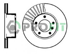 PROFIT 5010-0834 stabdžių diskas 
 Dviratė transporto priemonės -> Stabdžių sistema -> Stabdžių diskai / priedai
34111163013, 34111163081, 34111164839