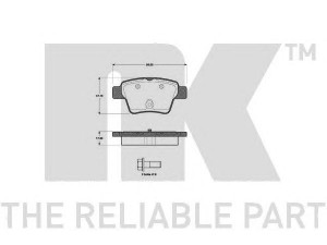 NK 221954 stabdžių trinkelių rinkinys, diskinis stabdys 
 Techninės priežiūros dalys -> Papildomas remontas
425322, 425325, 425340, 425398