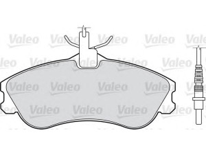 VALEO 598326 stabdžių trinkelių rinkinys, diskinis stabdys 
 Techninės priežiūros dalys -> Papildomas remontas
1611335080, 4251-55, 425155, 4254-85